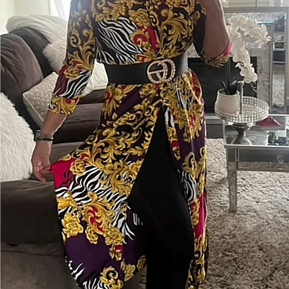 7the avenue blouse dress long size s - Picture 4 of 11